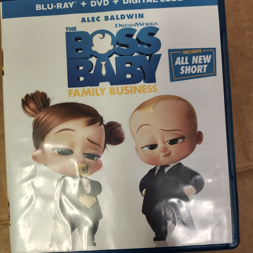 Dreamworks Boss Baby Family Business Blu-ray with Bonus Features
